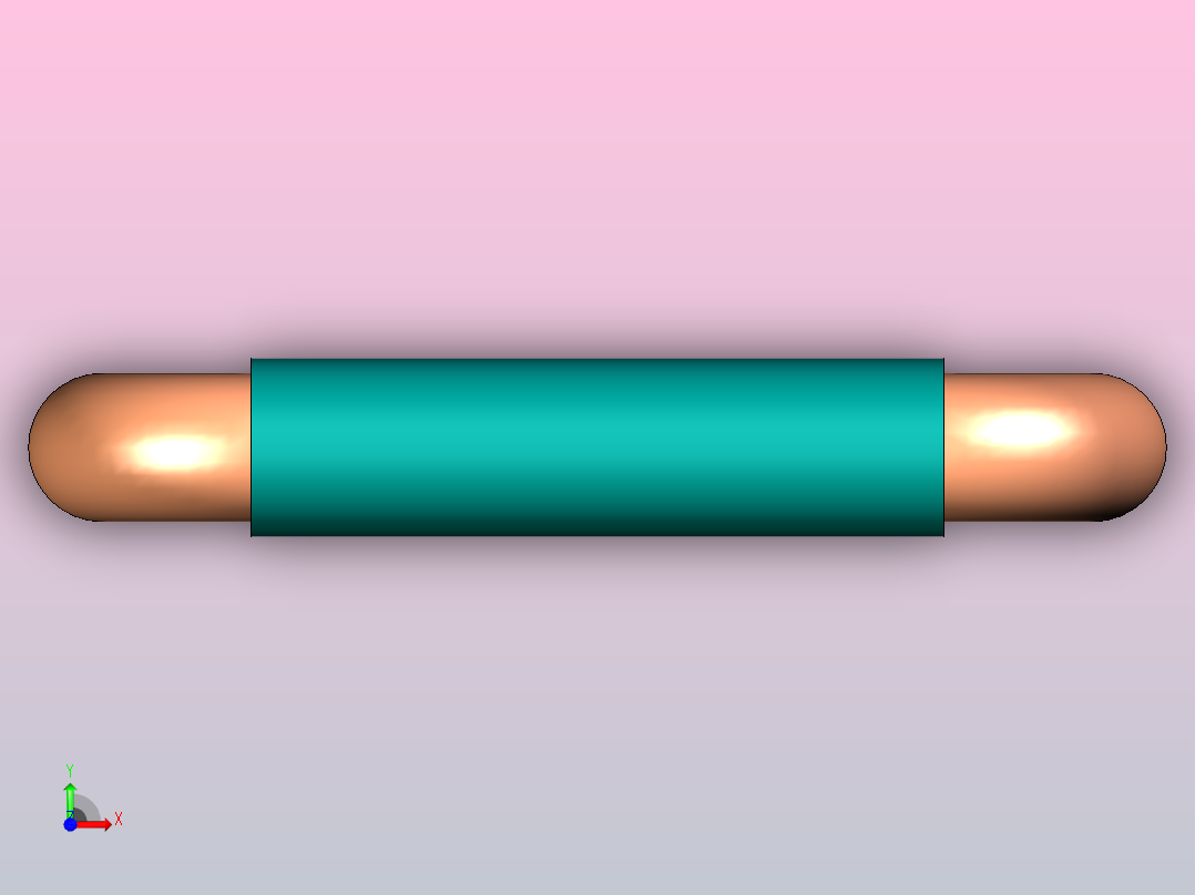 插头连接器Wirebridge_4.0xD0.6mm前视图
