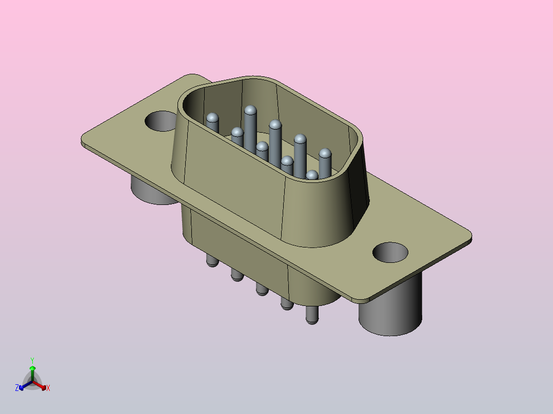 DB9 M正等轴测图