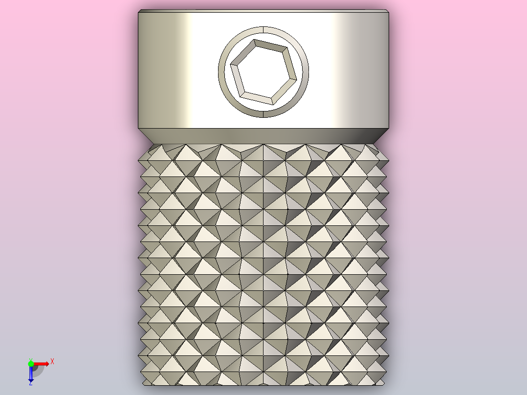 挤出机进料齿轮俯视图