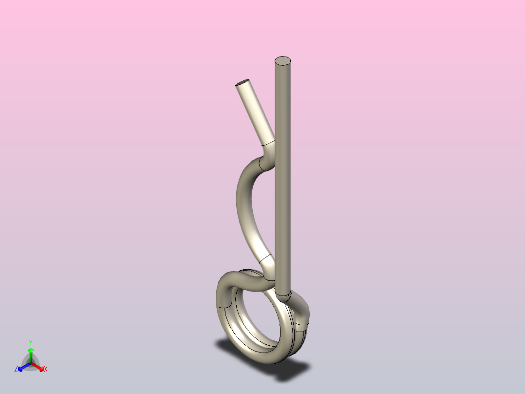 弹簧销D型双圈弹簧定位器系列主视图