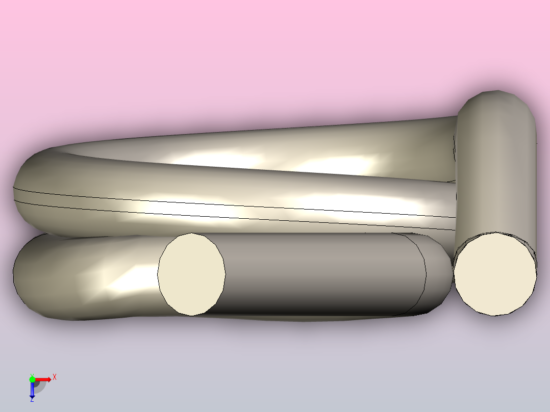 弹簧销D型双圈弹簧定位器系列俯视图