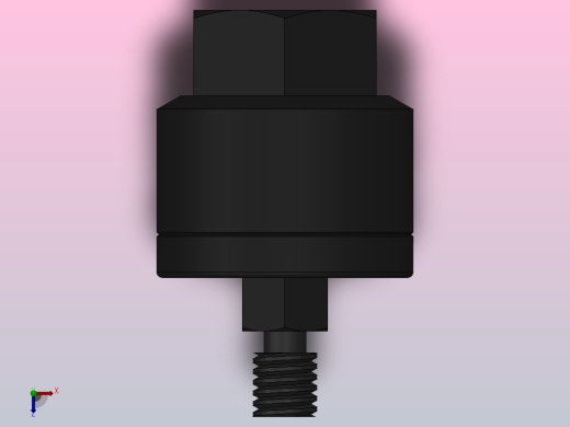 HJB系列浮动接头╱薄型气缸专用型[HJB25-6-100-X11]俯视缩略图