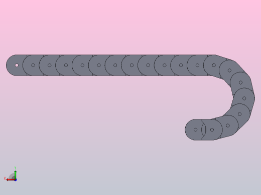 拖链E16.2.060电缆保护链57X32X500后视缩略图