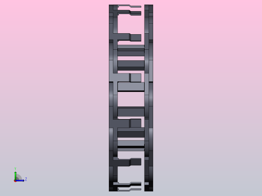 拖链E16.2.060电缆保护链57X32X500左视缩略图