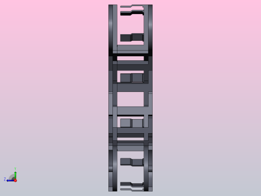 拖链E16.2.060电缆保护链57X32X500右视缩略图