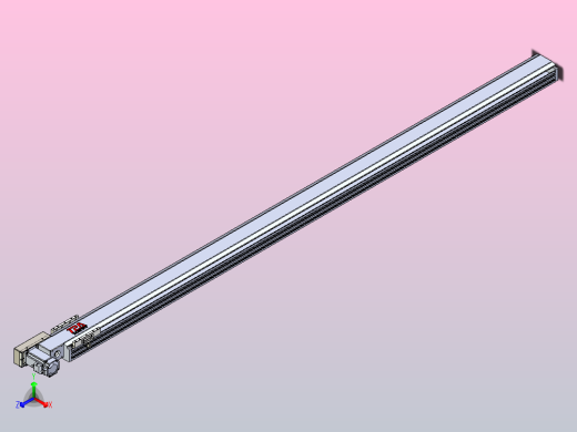 皮带直线轴半封闭可选导轨TPA-HNB-120D-110-L2250-ML-Y-P40-N3