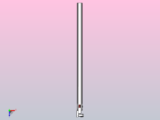 皮带直线轴半封闭可选导轨TPA-HNB-120D-110-L2250-ML-Y-P40-N3俯视缩略图