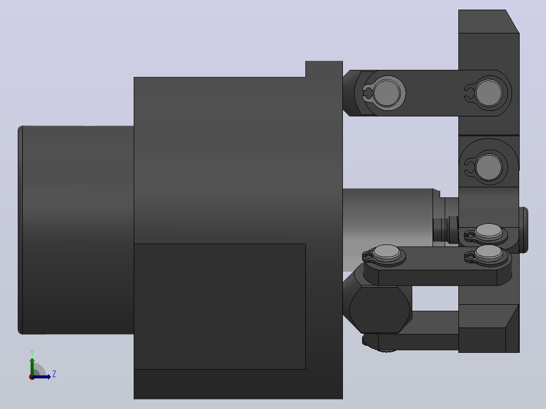DJQ-3-25三点夹紧器[DJQ-3-25]左视图
