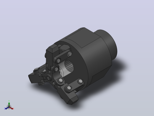 DJQ-3-25三点夹紧器[DJQ-3-25]正等轴测缩略图