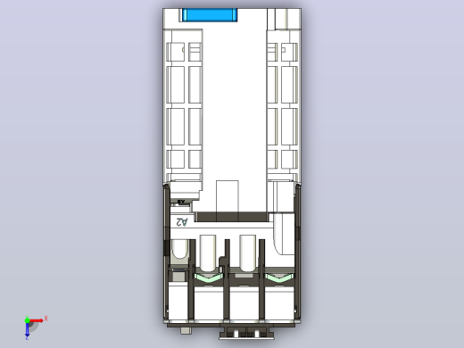 NC1-32Z交流接触器三维模型202301俯视缩略图