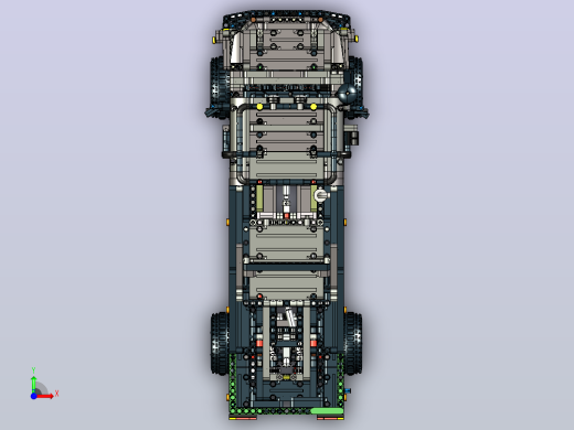 42129奔驰4x4越野卡车拼装模型前视缩略图
