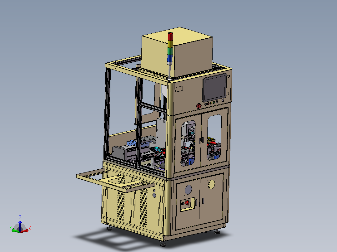PZ-V31光电传感器自动组装机主视图