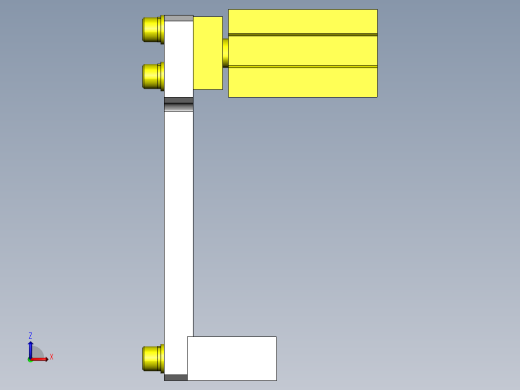 空载夹紧机构前视缩略图