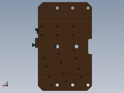液压夹具Solidworks设计附STP格式后视缩略图