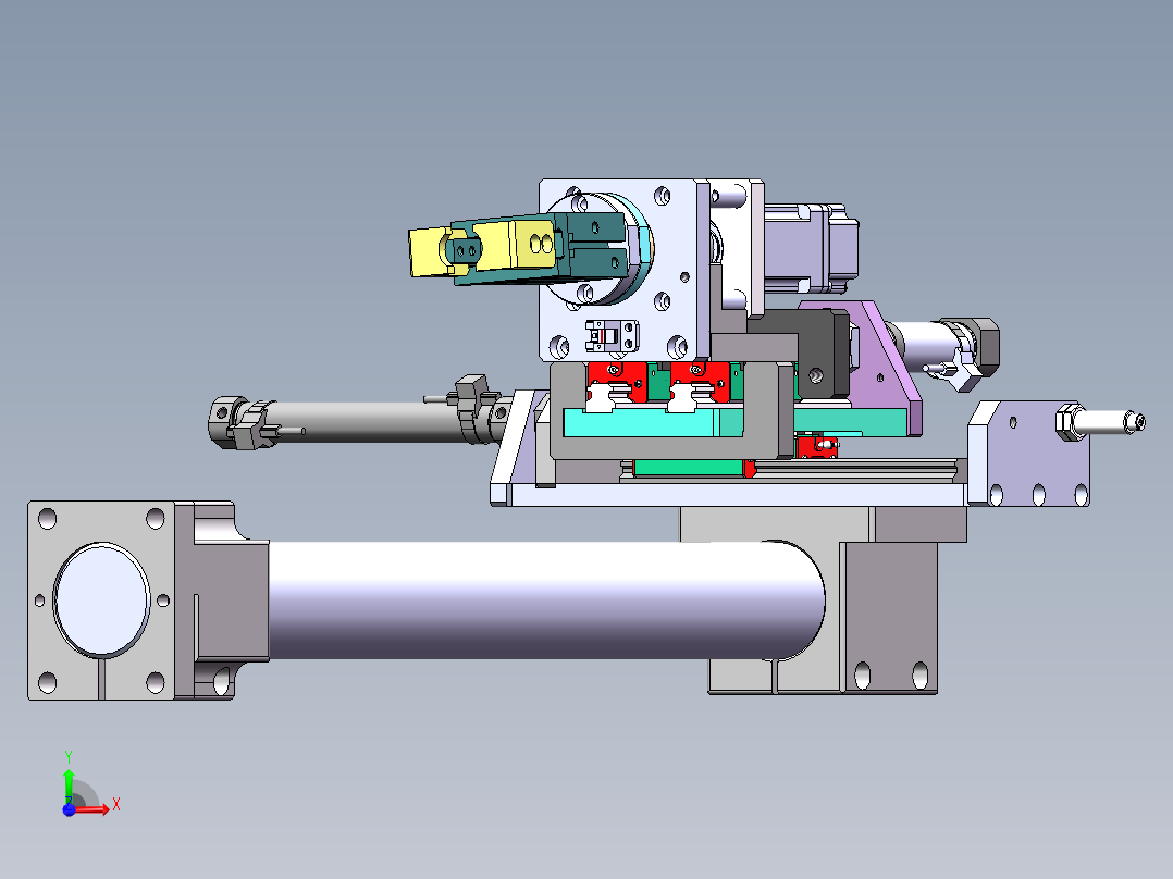 搬运夹取组件sw18可编辑前视图