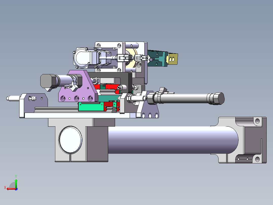搬运夹取组件sw18可编辑后视图