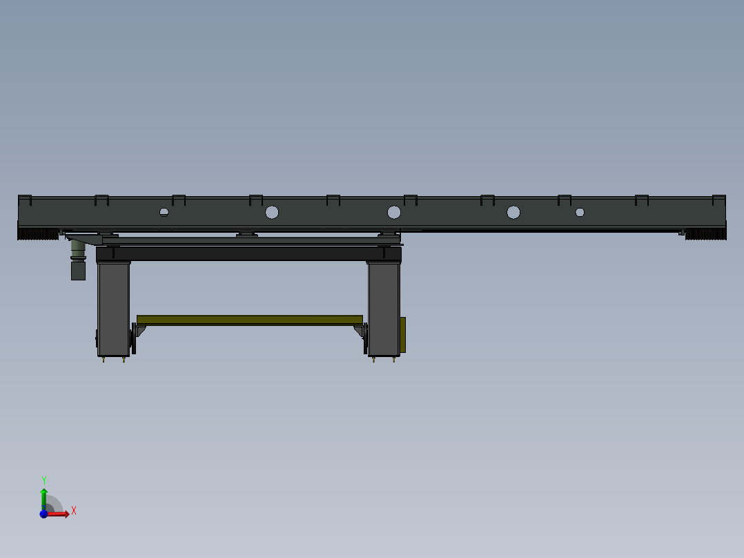 K3464-移动焊接变位机前视图