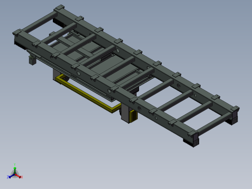 K3464-移动焊接变位机正等轴测缩略图