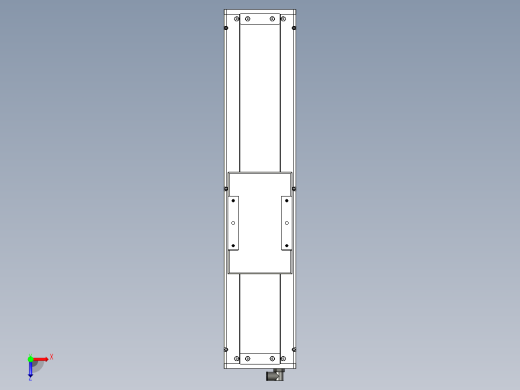 Toyo东佑达直线模组-ECH14-250-M-A2.stp；.stp俯视缩略图