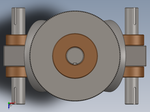 CVT 3无级变速结构3D图纸 多种格式俯视缩略图