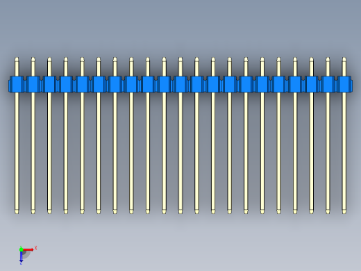 彩色公头100mil（2.54mm）系列-DS1021_blue_2x21p_100mil_Type19_rev1.0俯视缩略图