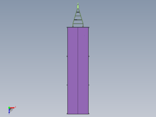 大型物流货物搬运四轮平板车俯视缩略图