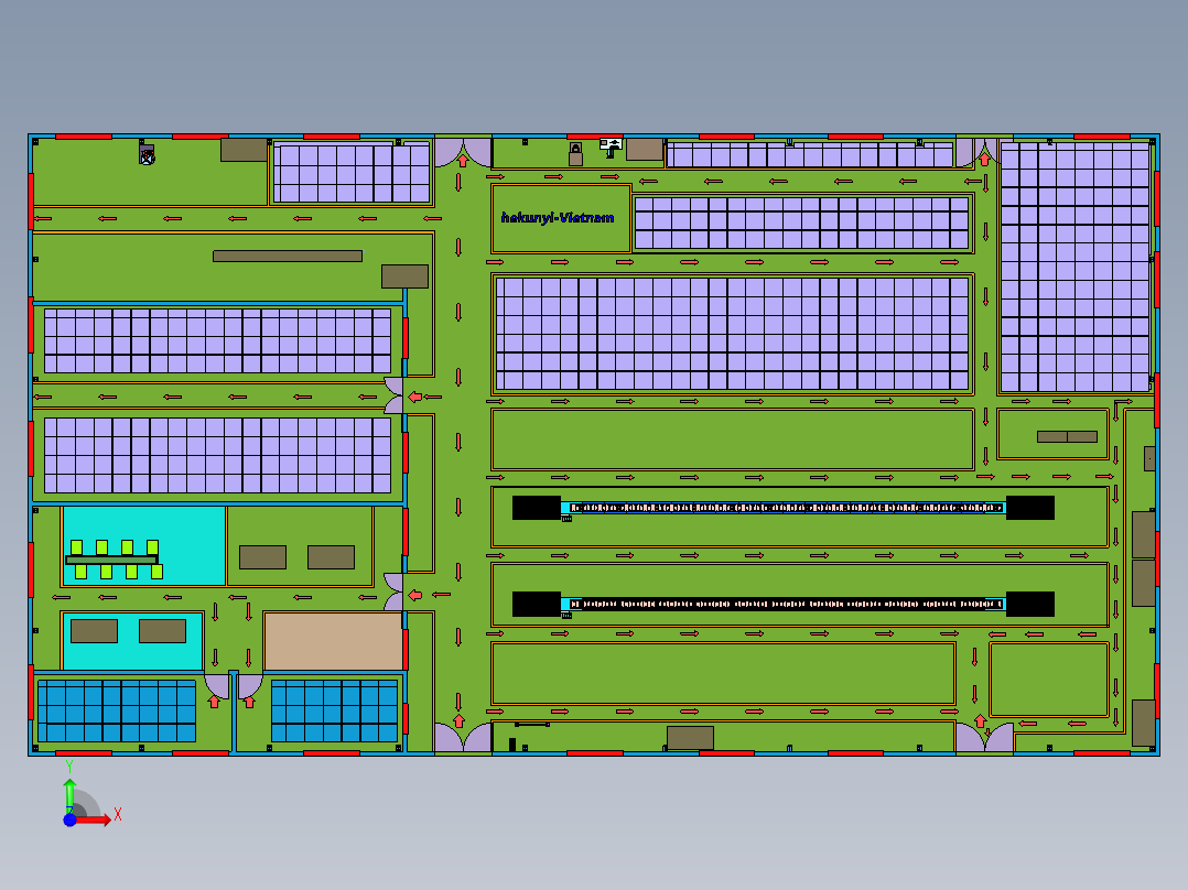 越南生产车间前视图