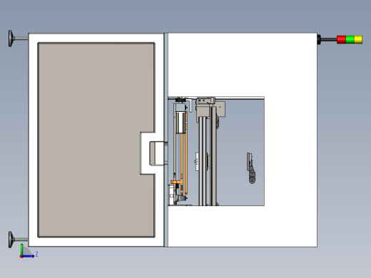 非标三轴伺服自动分选送料机 (1)左视缩略图