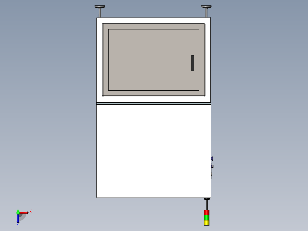 非标三轴伺服自动分选送料机 (1)俯视图