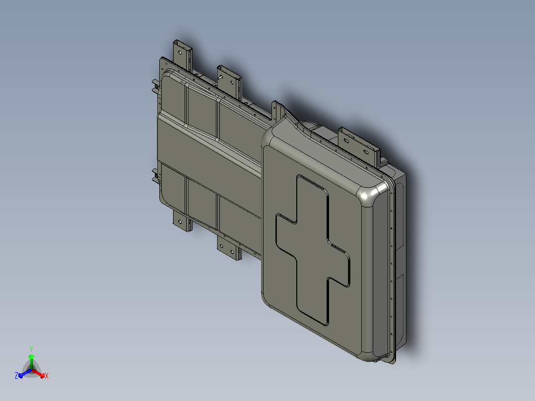 新能源汉腾幸福ES01纯电动车电池包内部结构图