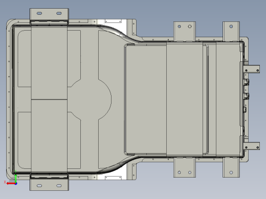 新能源汉腾幸福ES01纯电动车电池包内部结构图后视缩略图