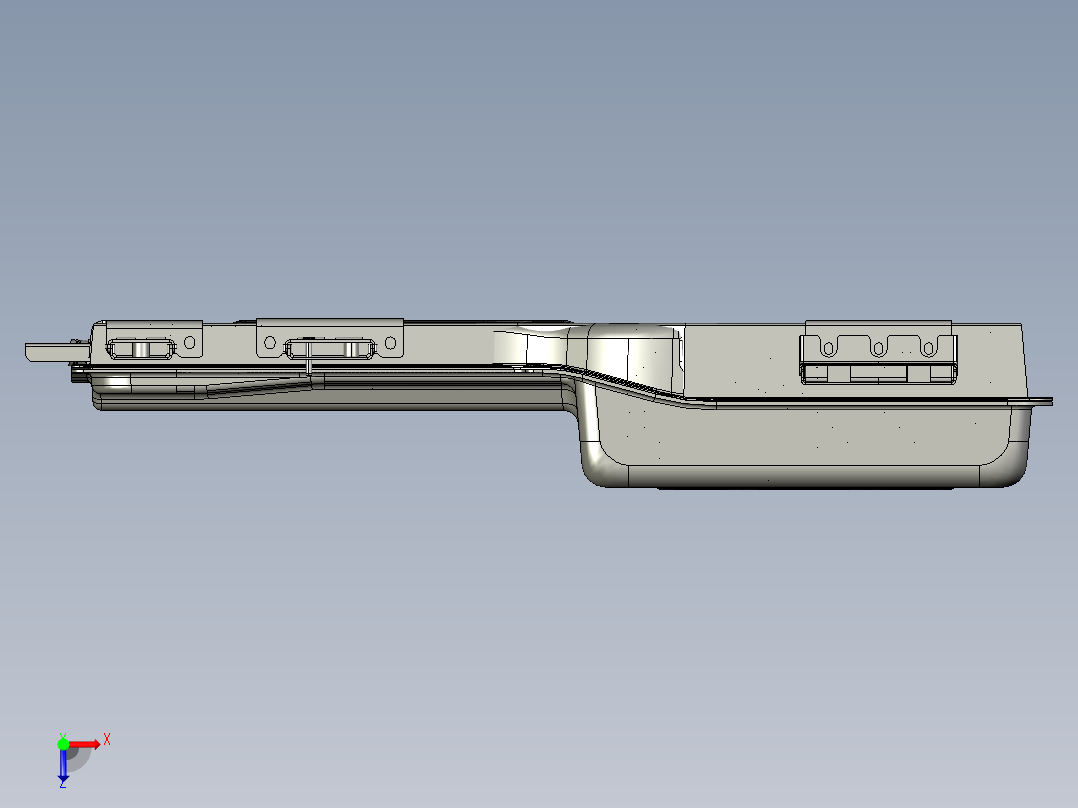 新能源汉腾幸福ES01纯电动车电池包内部结构图俯视图