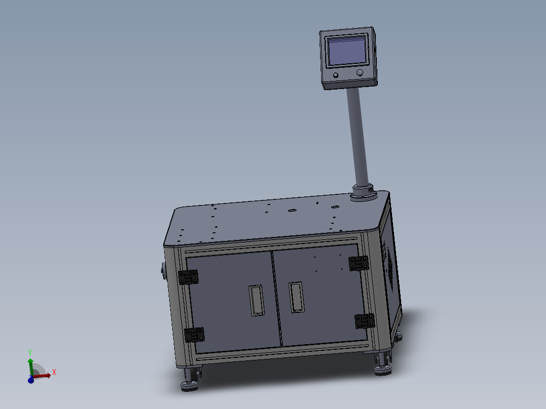 电器柜 电控柜 (76) 机械设计素材主视图