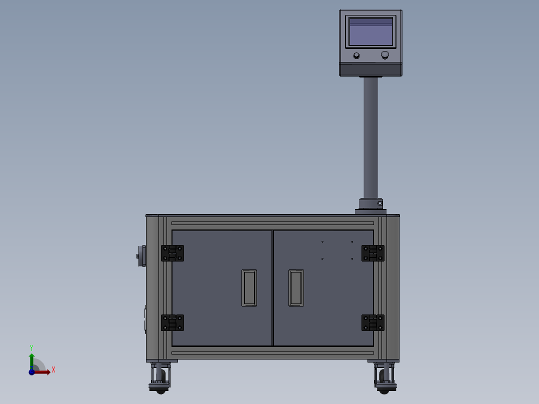 电器柜 电控柜 (76) 机械设计素材前视图