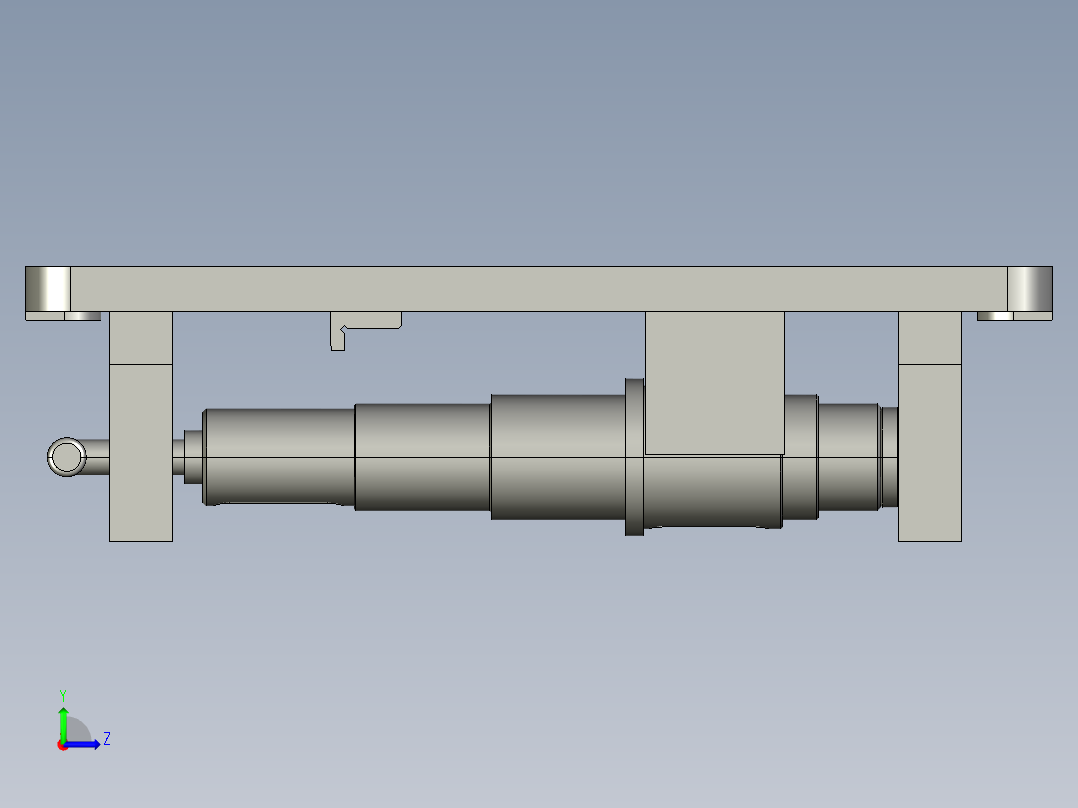 输出轴长380零件的工艺规程及铣键槽夹具设计带三维二维＋说明书左视图
