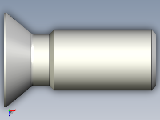 沉头螺钉-Screw_-M16-L40_28-25-3x3-40_-Countersunk_head.stp俯视缩略图