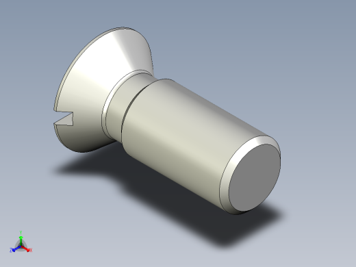 沉头螺钉-Screw_-M16-L40_28-25-3x3-40_-Countersunk_head.stp正等轴测缩略图