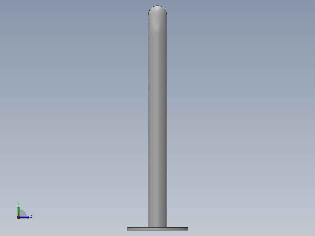 防护栏设计左视图