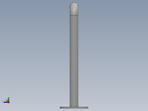 防护栏设计右视缩略图