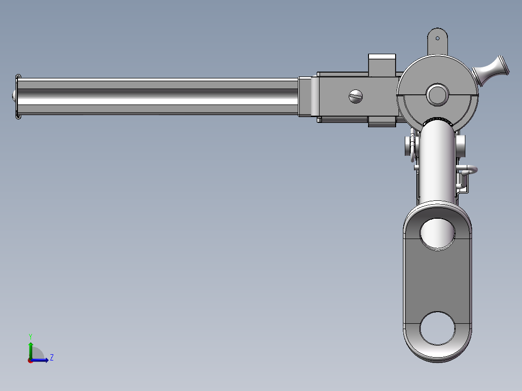 Sten Mk 2 英式冲锋左视图