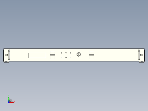 Rittal-1U工控机消防用-7338.121前视缩略图