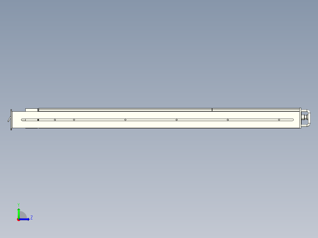 Rittal-1U工控机消防用-7338.121左视图