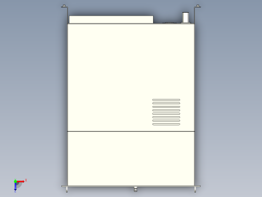 Rittal-1U工控机消防用-7338.121俯视缩略图