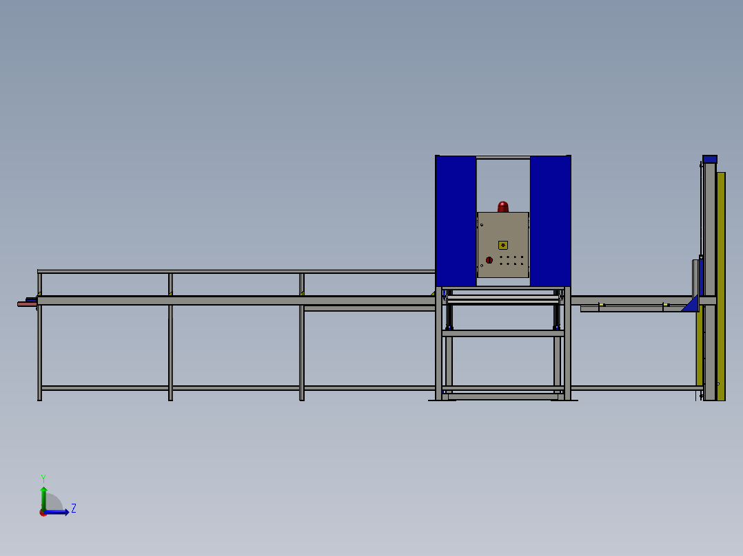 全自动烫金机设备左视图