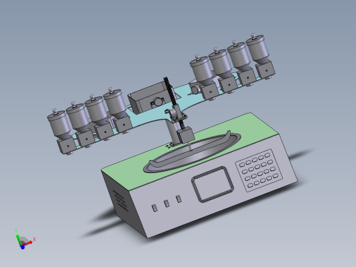 家庭自动炒菜机设计含SW三维及8张CAD图