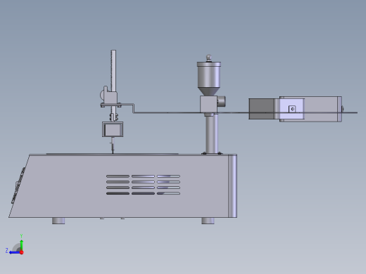 家庭自动炒菜机设计含SW三维及8张CAD图右视缩略图
