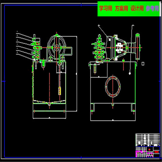 150T压机液压机压力机全套CAD图纸 机械设计参考资料缩略图