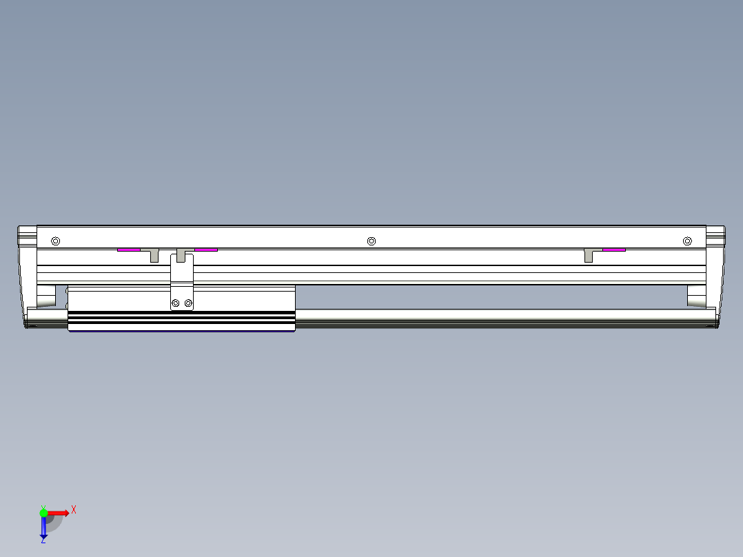 威洛博VL系列3d模型模组VL14S2Y-S300俯视图
