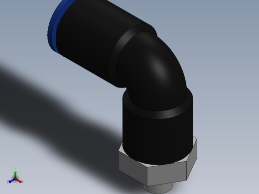 Ø6 x M5 COTOVELO 90° MACHO GIRAT. (C02470605)