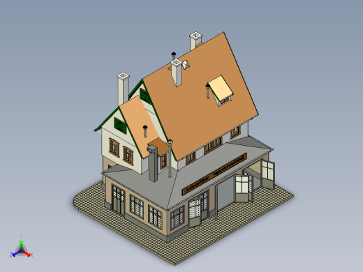 房子正等轴测缩略图